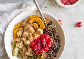 Roasted Vegetable Thanksgiving Bowl