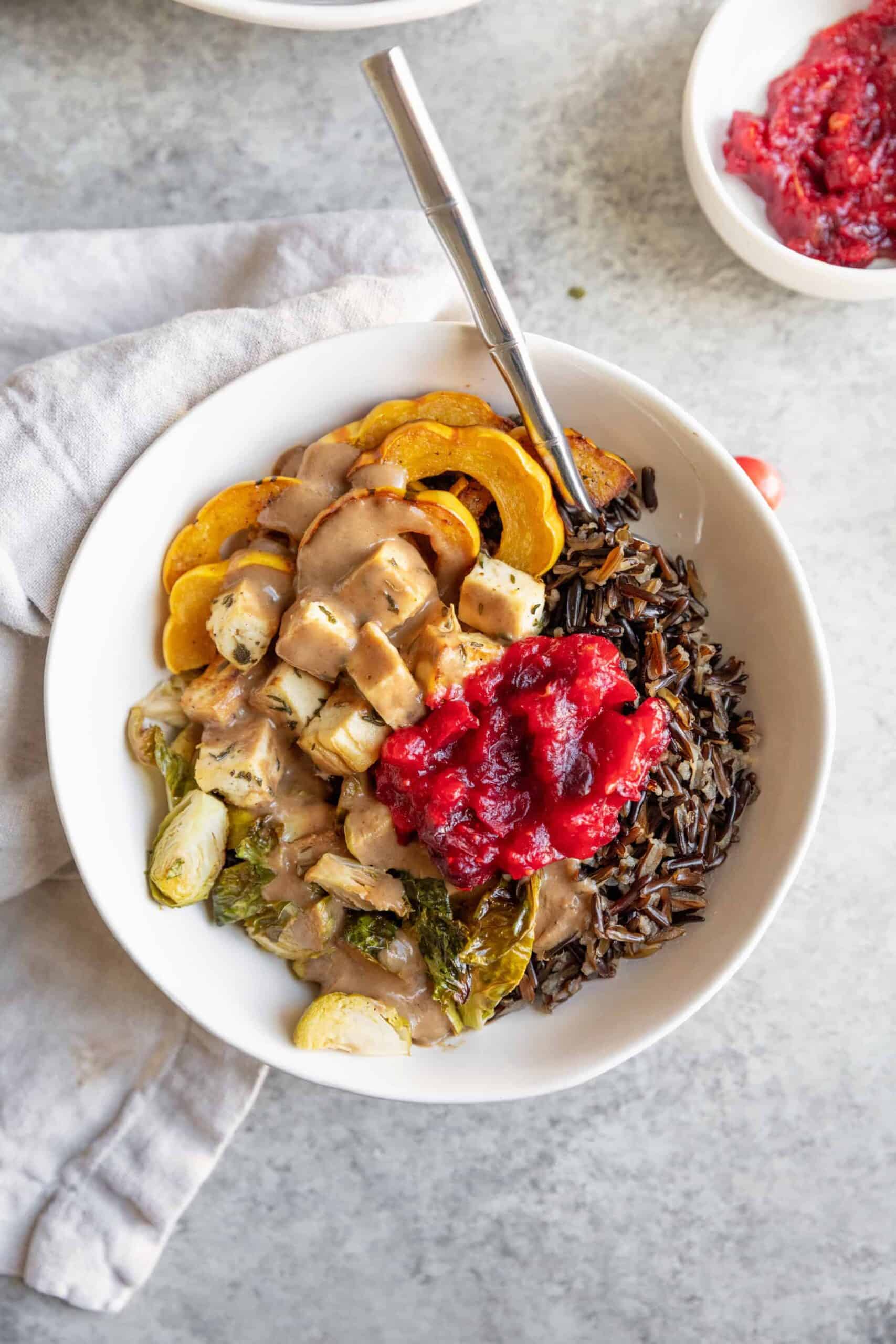 Roasted Vegetable Thanksgiving Bowl