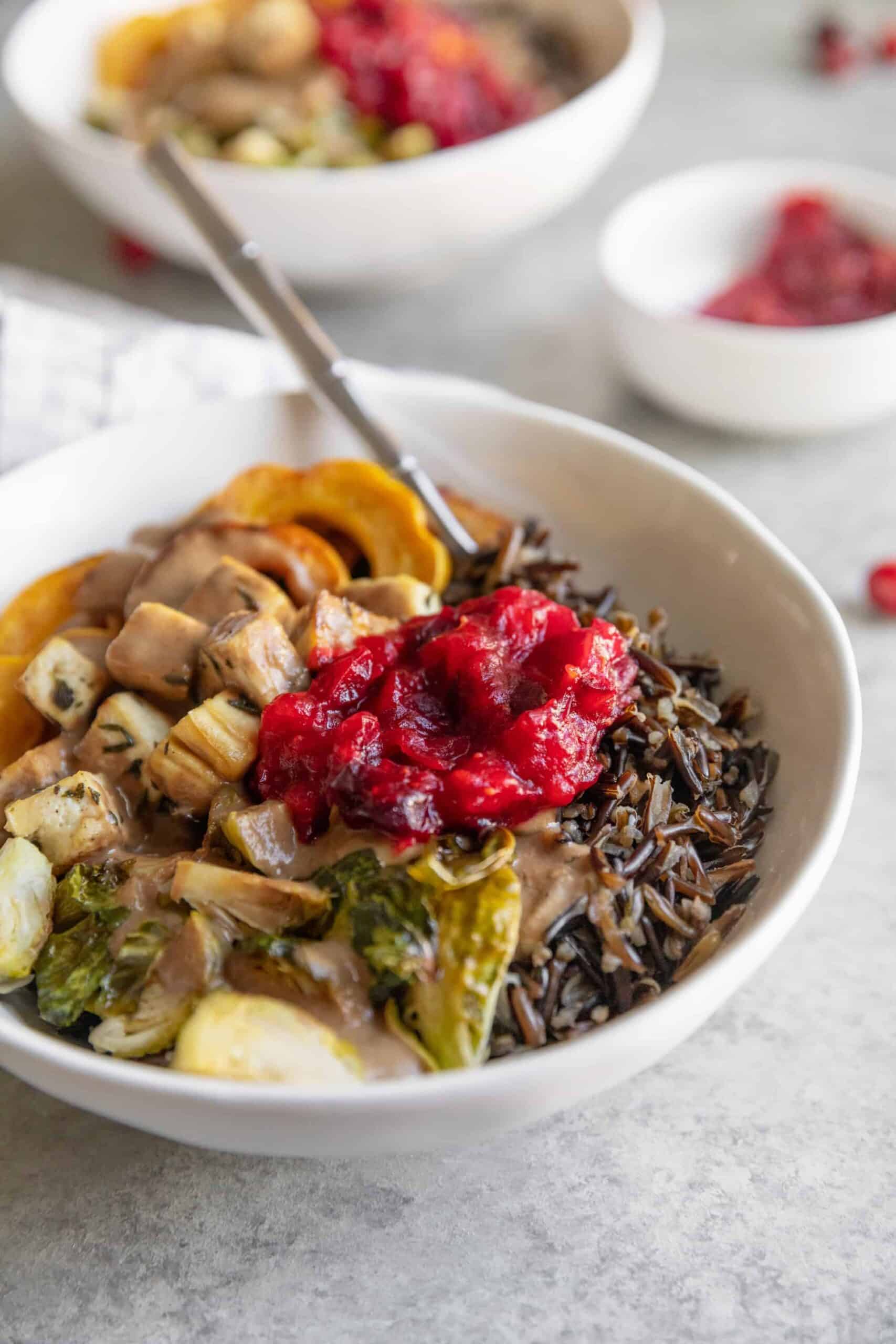 Roasted Vegetable Thanksgiving Bowl