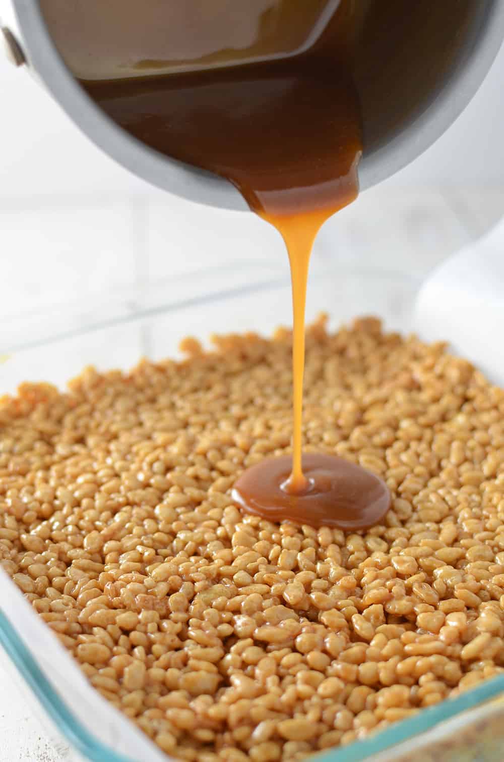 Salted Caramel Hippie Bars! A Vegan, Gluten-Free And Naturally Sweetened Rice Crispie Treat! You Have To Try These, Perfect For Adults And Kids! | Www.delishknowledge.com