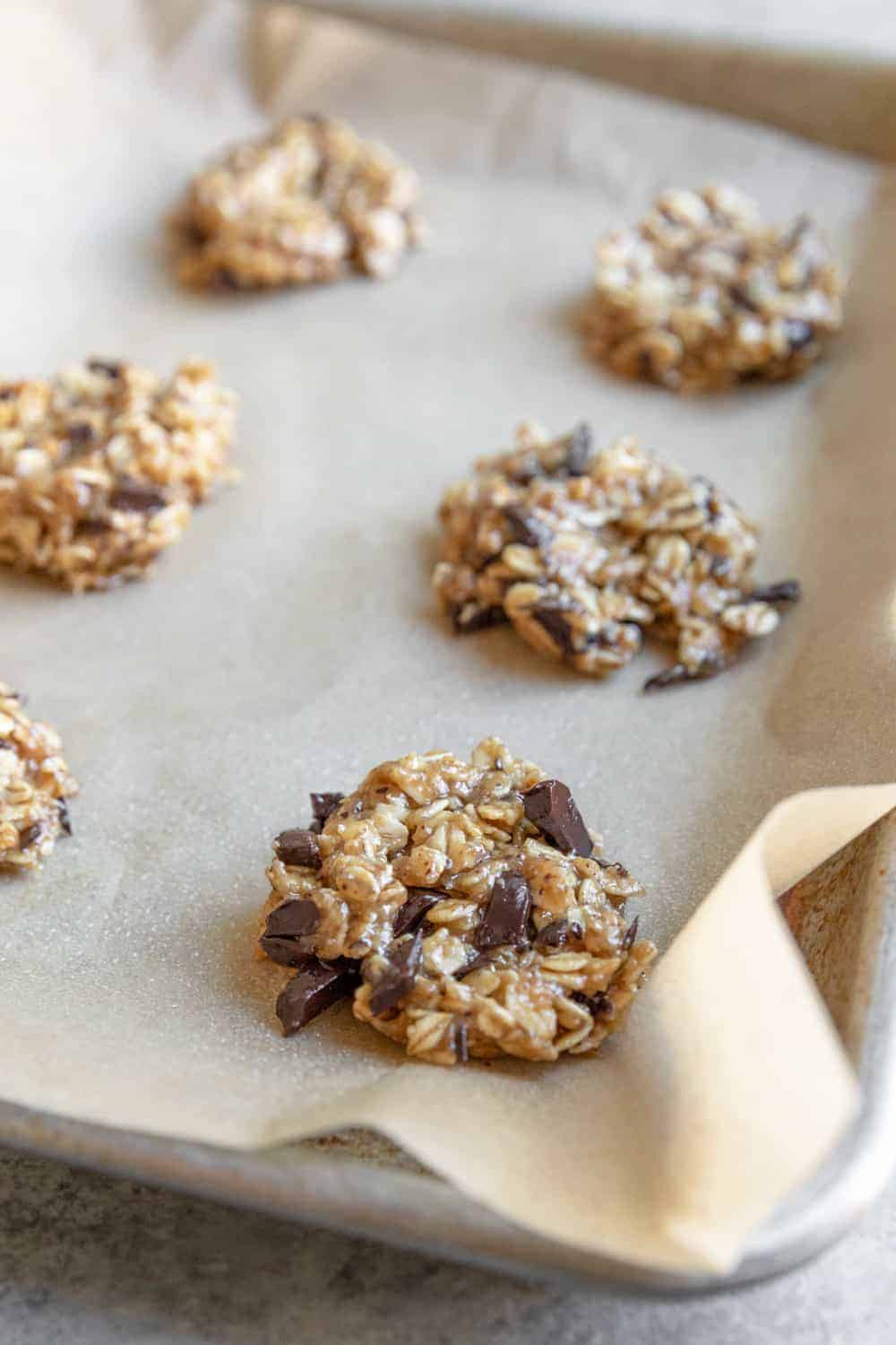 Salted Tahini Chocolate Chip Cookies