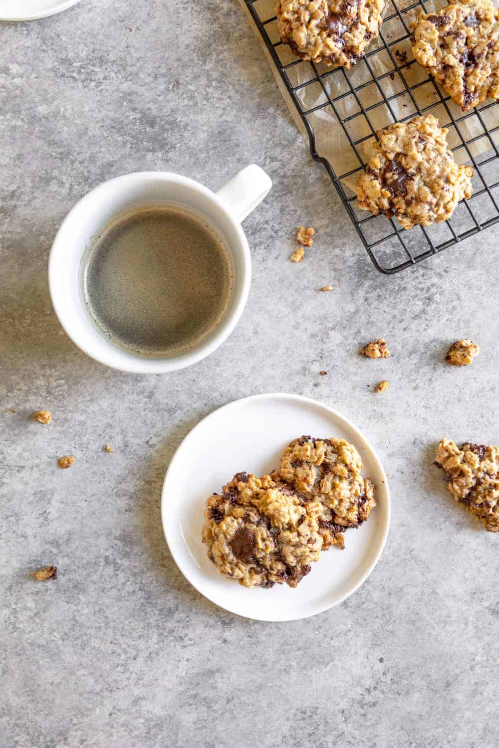 Salted Tahini Chocolate Chip Cookies