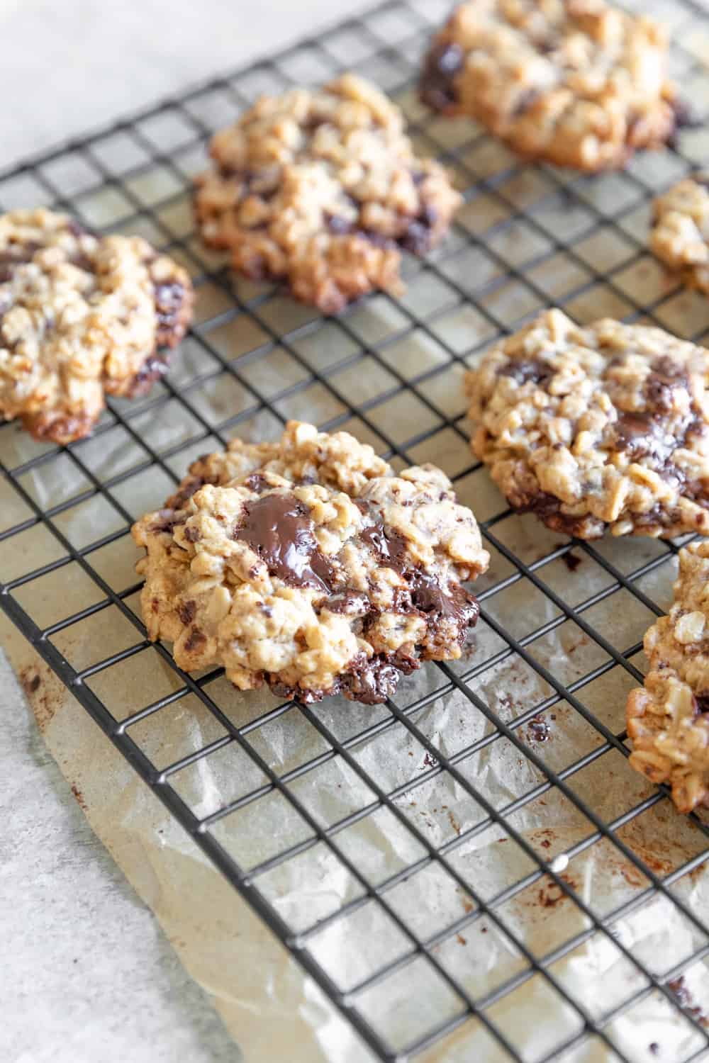 Salted Tahini Chocolate Chip Cookies