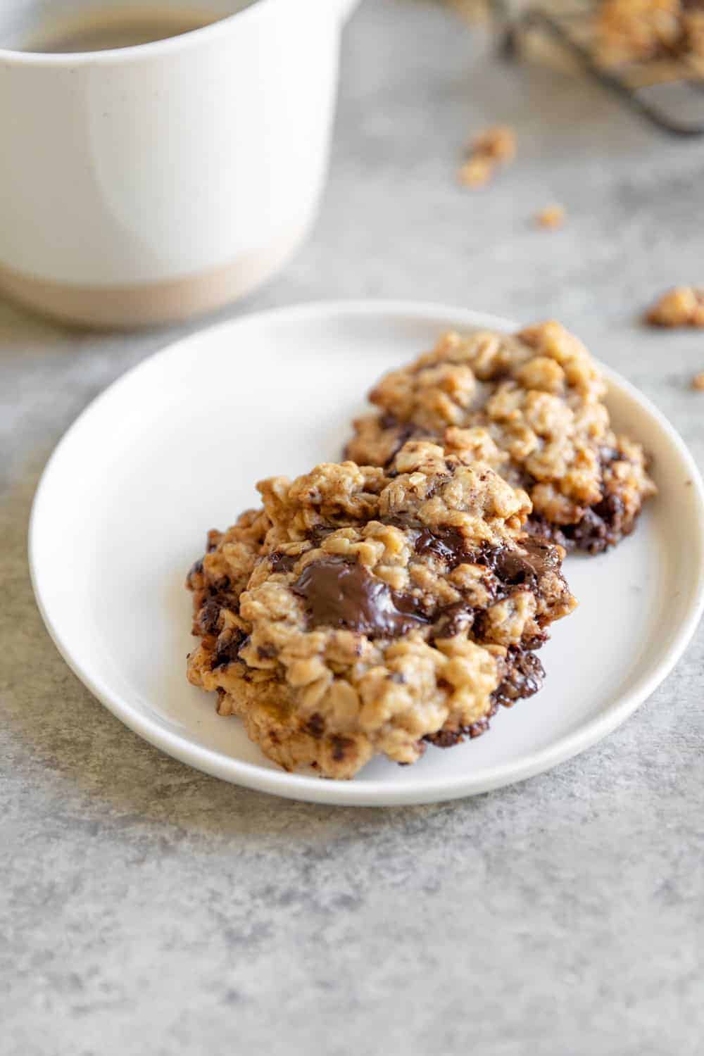 Salted Tahini Chocolate Chip Cookies