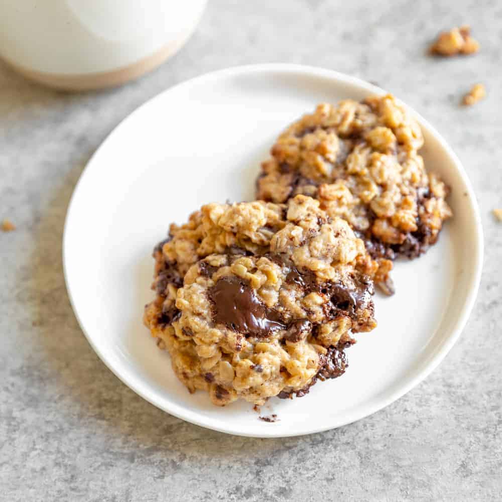 Salted Tahini Chocolate Chip Cookies