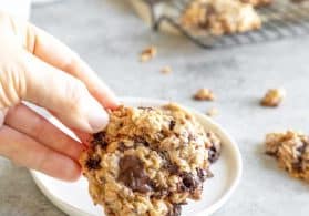 Salted Tahini Chocolate Chip Cookies
