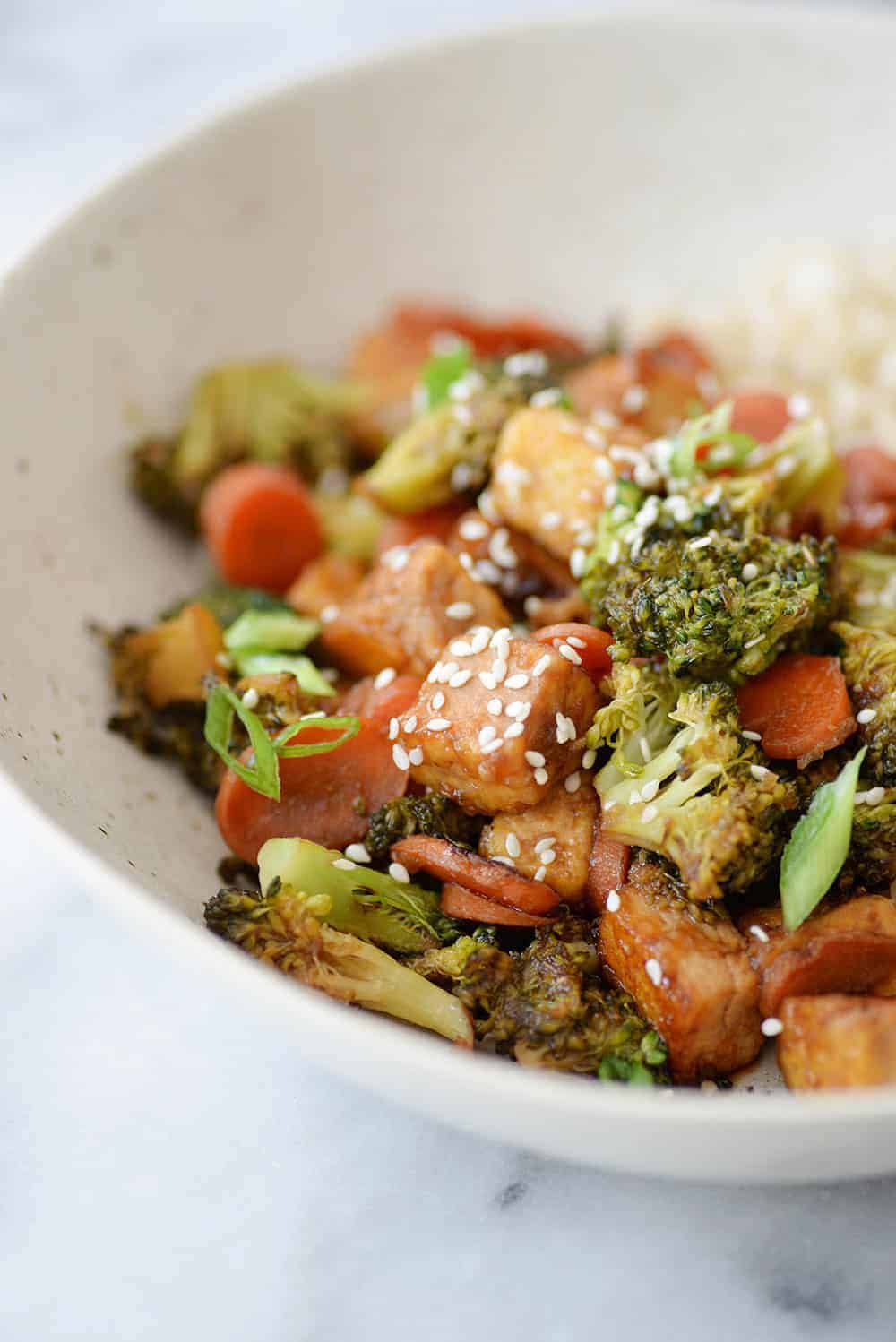 Vegan And Glutenfree Tofu And Vegetable Stir Fry