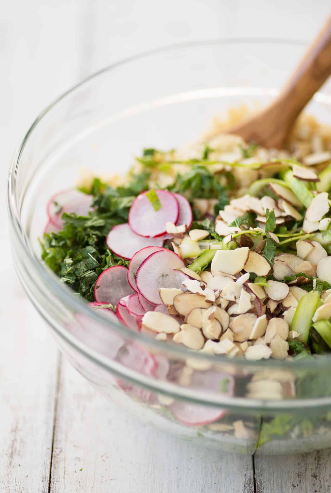 Shaved Asparagus Spring Salad