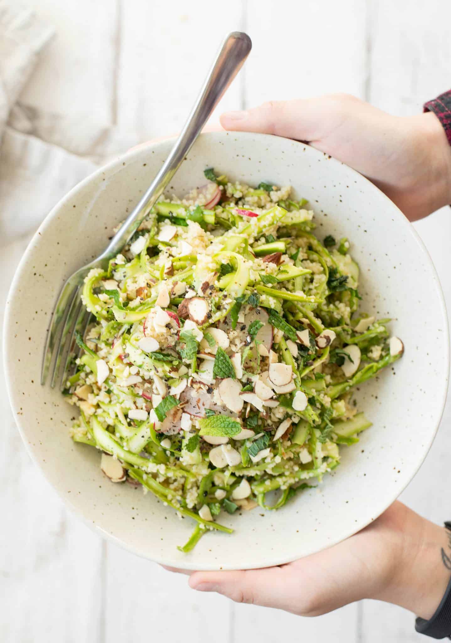 Shaved Asparagus Spring Salad Delish Knowledge