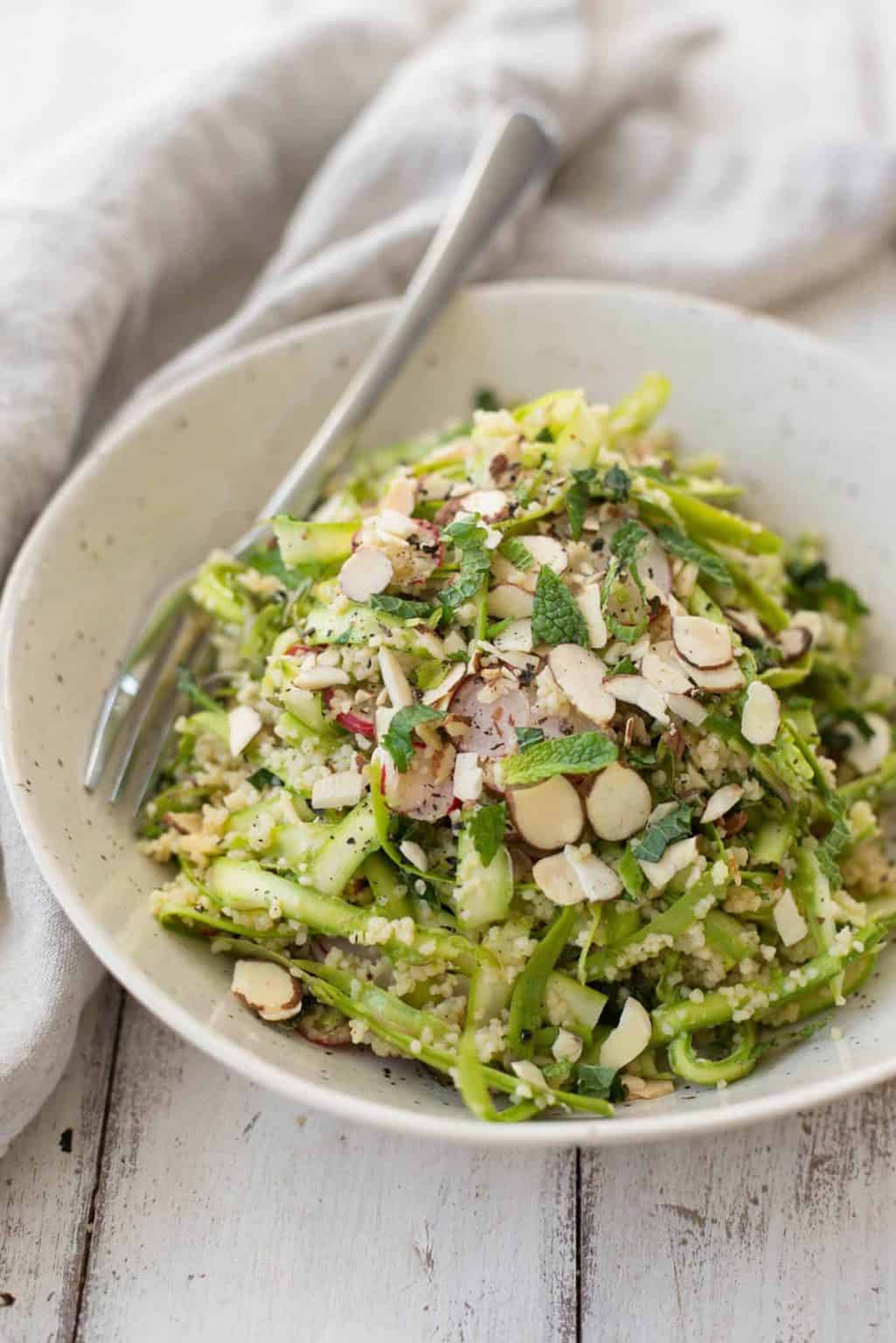 Shaved Asparagus Spring Salad Delish Knowledge