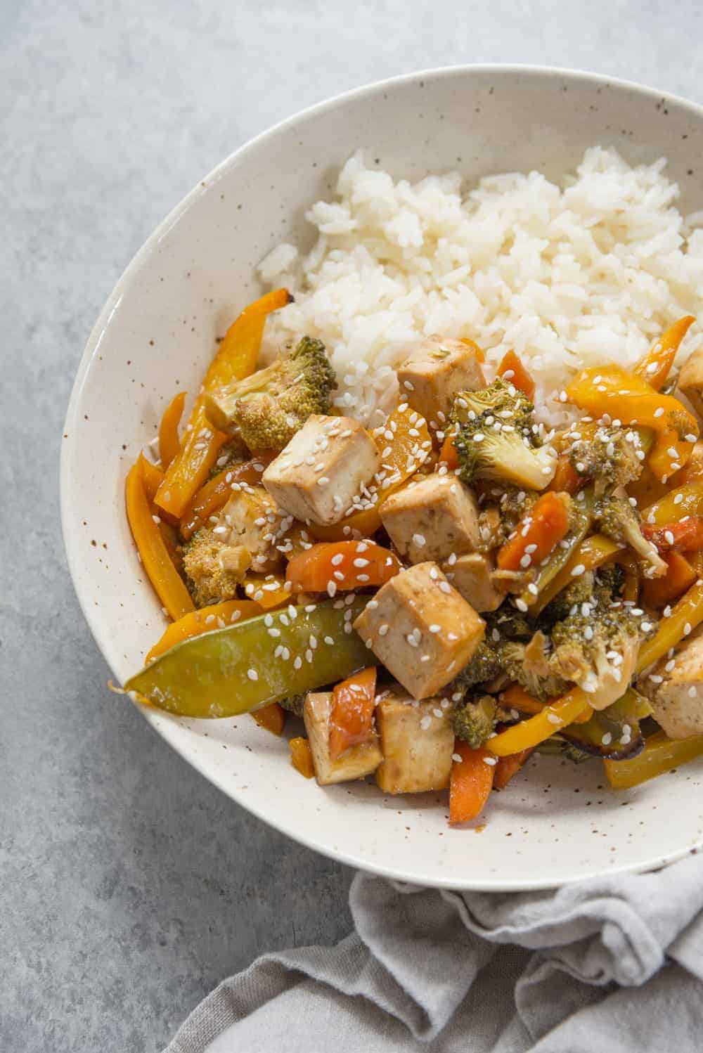 Stir Fry With Tofu And Vegetables