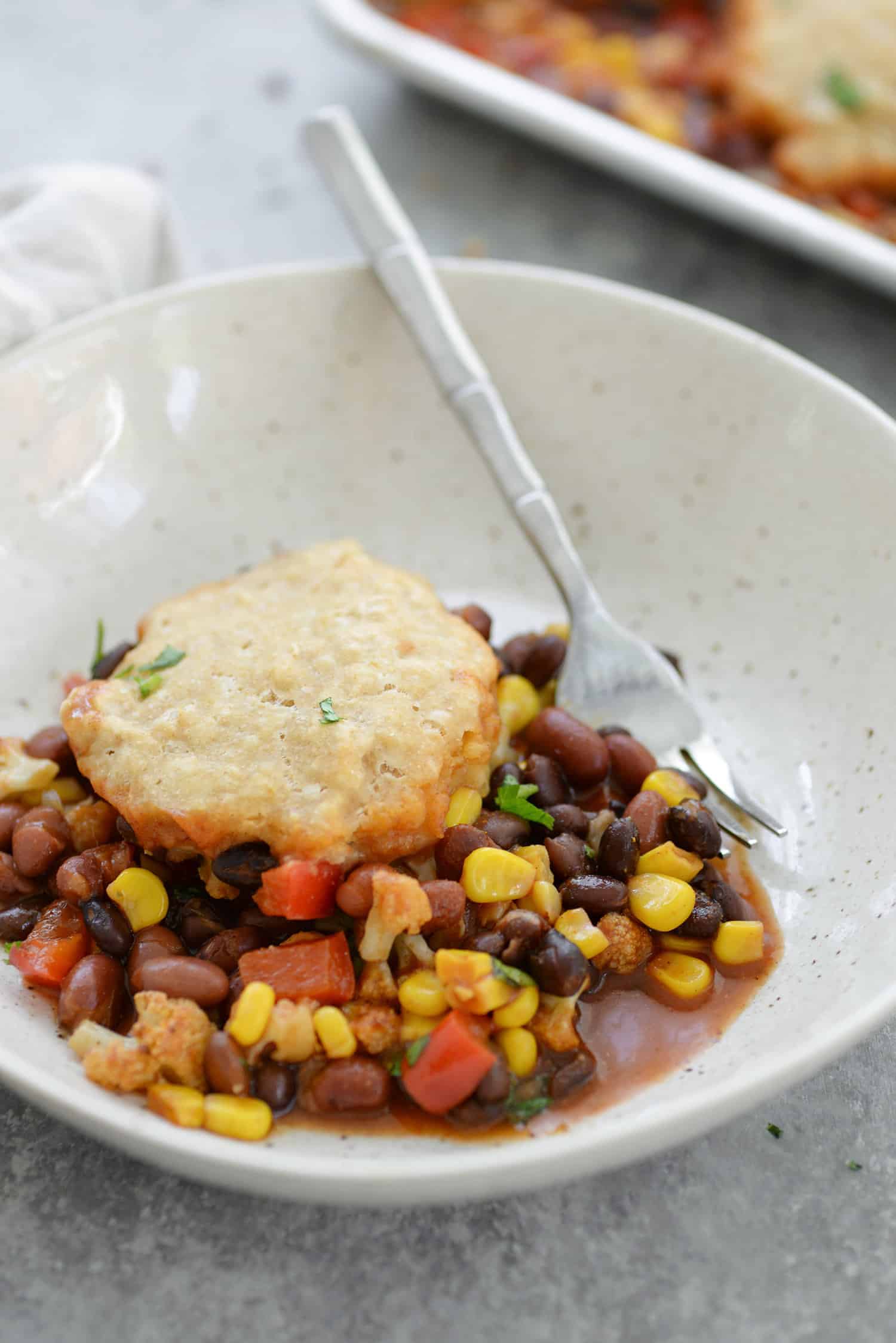 Sheet Pan Vegetable Chili with Beer Biscuits 6 Sheet Pan Vegetable Chili With Beer Biscuits! You Will Love This All-In-One Vegan Sheet Pan Dinner. Roasted Vegetable Chili Topped With Whole Wheat Beer Biscuits. | Www.delishknowledge.com