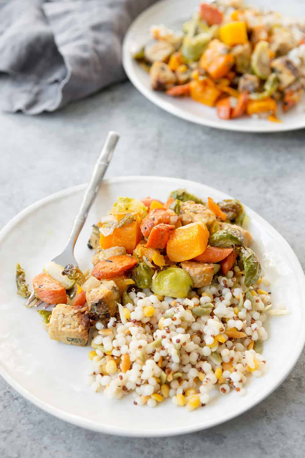 Sheet Pan Maple Balsamic Tempeh and Vegetables 2 Sheet Pan Vegan Dinner