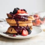 Simple French Toast Recipe with Berry Syrup