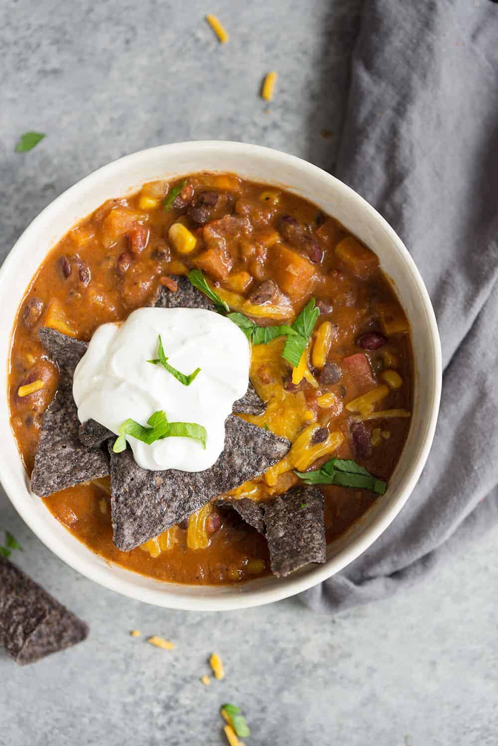 Slow Cooker Enchilada Soup 2 Slow Cooker Enchilada Soup