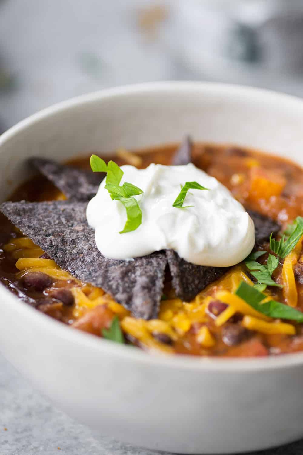 Slow Cooker Enchilada Soup 3 Slow Cooker Vegetarian Enchilada Soup