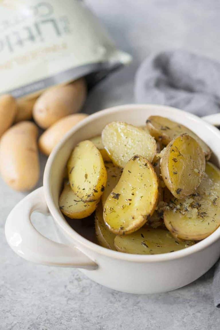 Garlic Herb Slow Cooker Potatoes Delish Knowledge