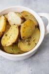 Slow Cooker Garlic Herb Potatoes