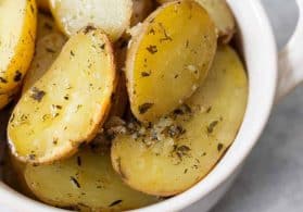 Garlic Herb Slow Cooker Potatoes