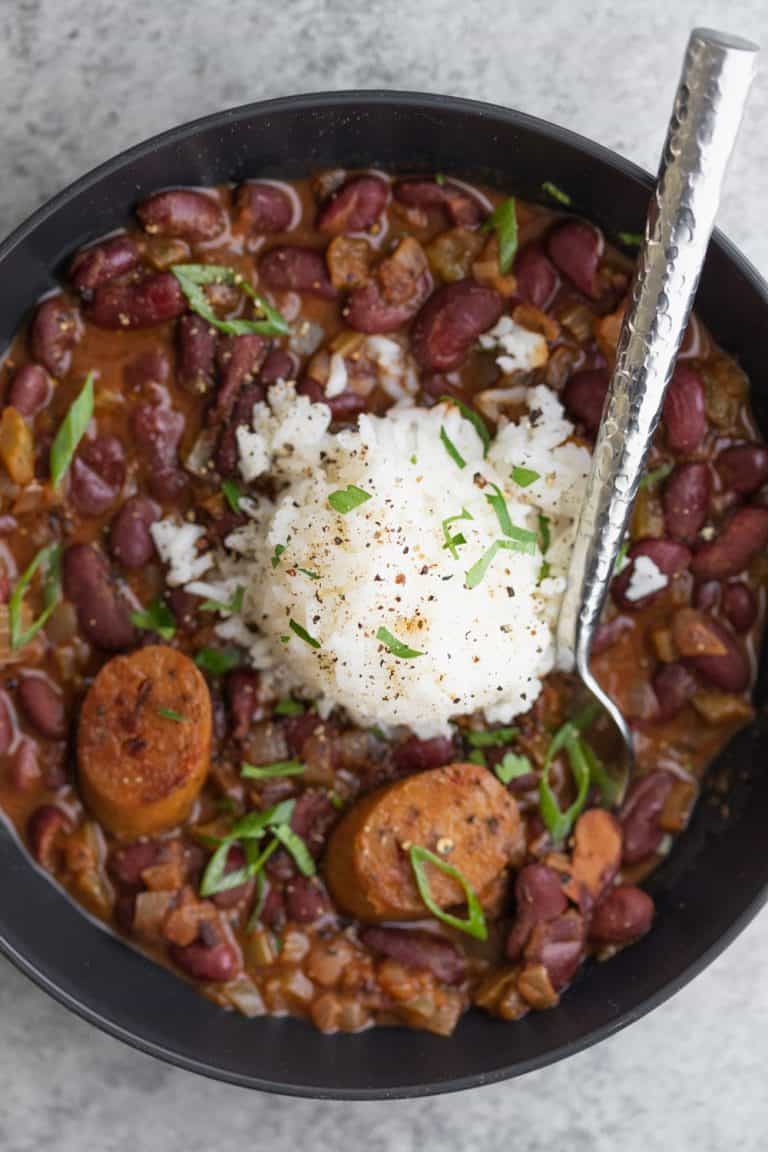 Slow Cooker Vegan Red Beans and Rice