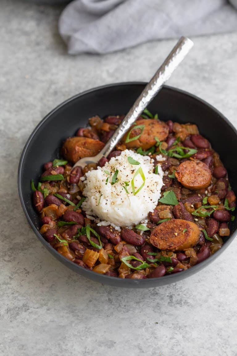 Slow Cooker Vegan Red Beans and Rice