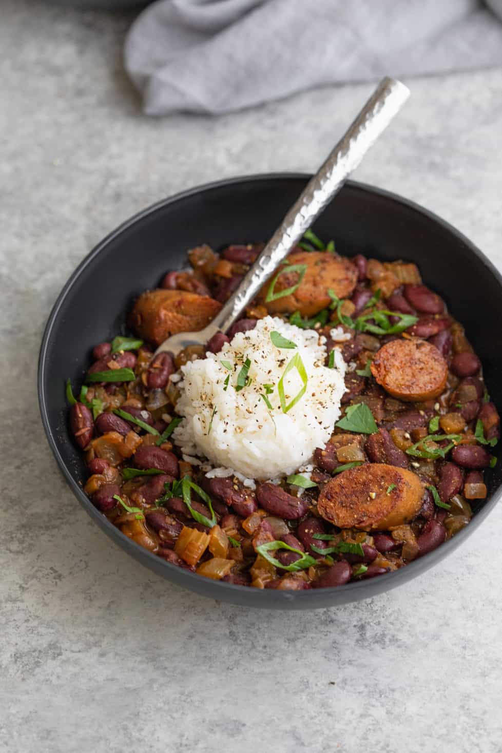 Rice Cooker Rice and Beans - I Heart Vegetables