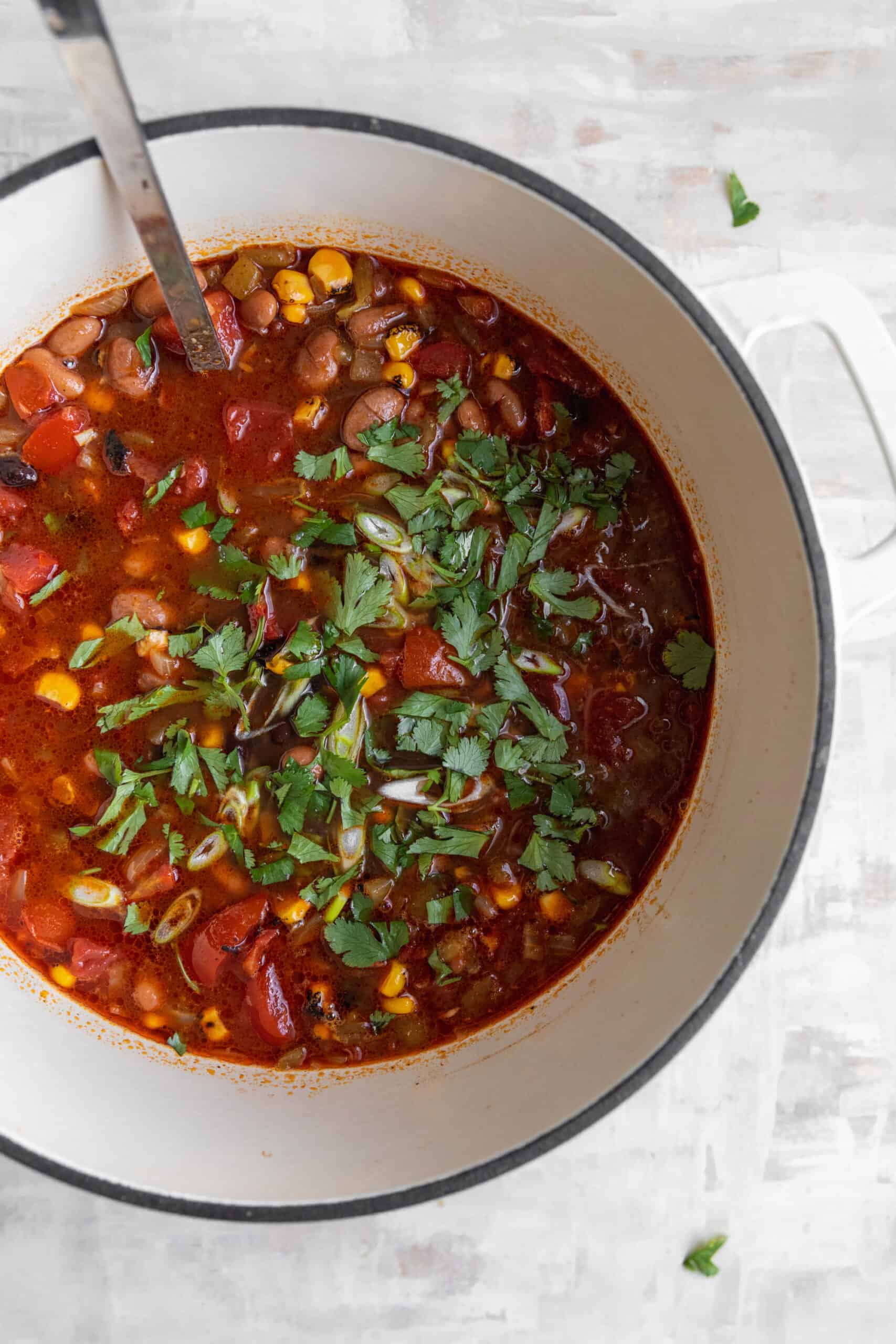 Slow Cooker Taco Soup (Vegan, Gluten-Free, Healthy) - Delish Knowledge