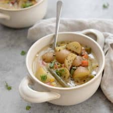 Slow Cooker Vegetable Chowder-image