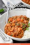 Spicy Coconut Curry Lentils