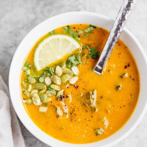 Spicy Pumpkin Soup with Kale 13 Bowl Of Spicy Pumpkin Soup