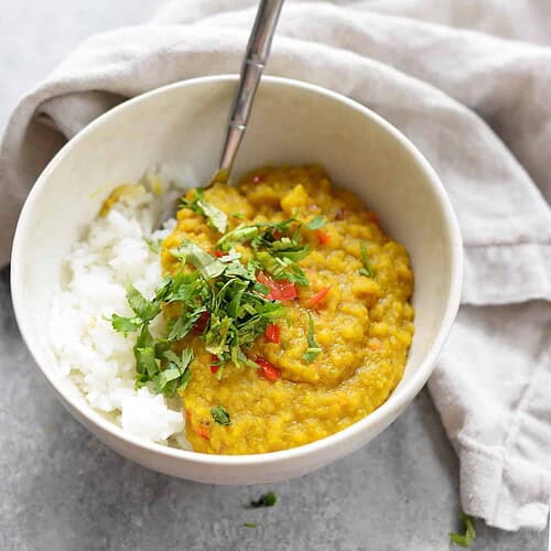 Spicy Red Lentils and Rice 9 Spicy Red Lentils