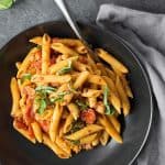 spicy vegan penne pasta