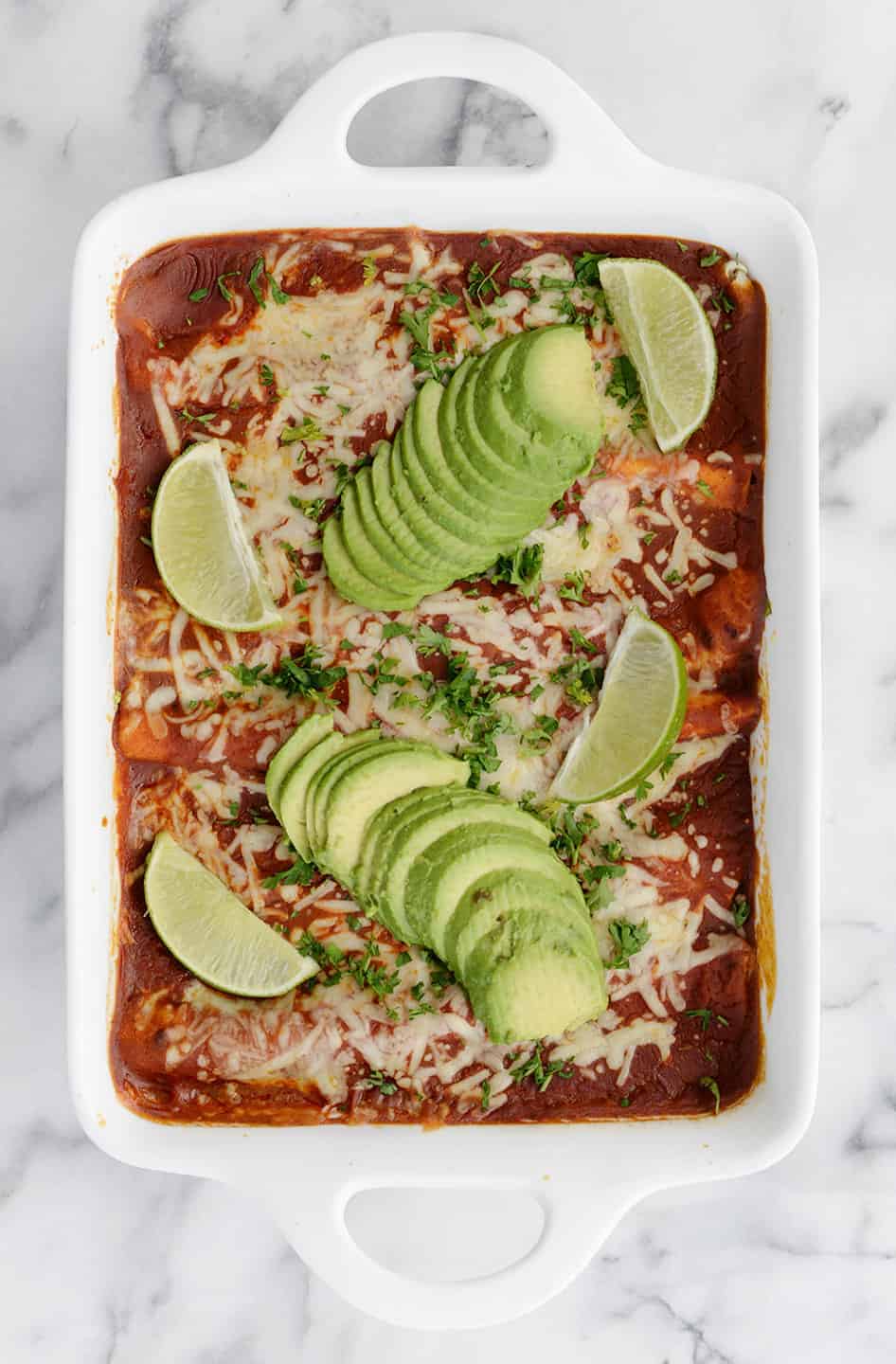 Vegetarian Spinach and Lentil Enchiladas 2 Container Of Spinach And Lentil Enchiladas