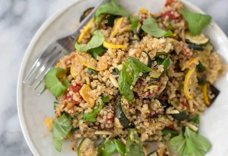 Roasted Summer Squash And Quinoa Salad