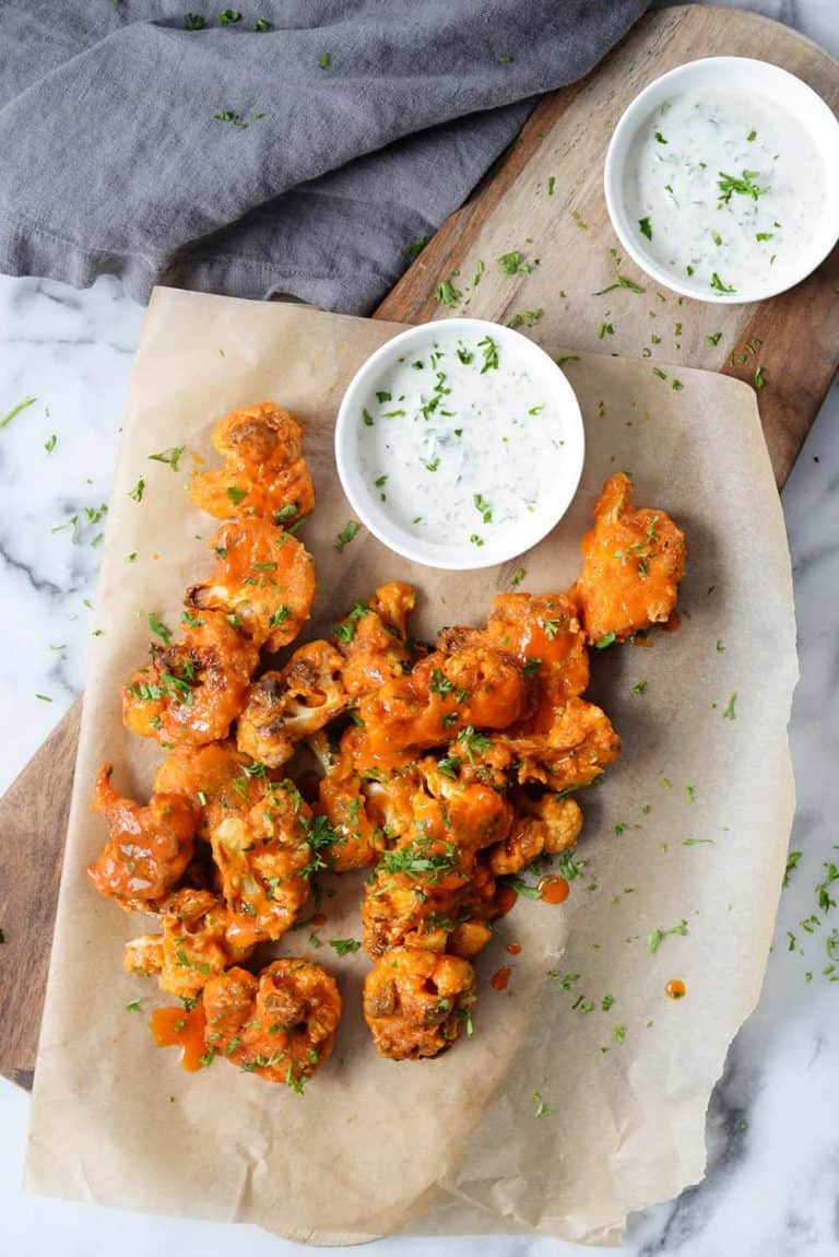 Sriracha Cauliflower Buffalo Wings Delish Knowledge