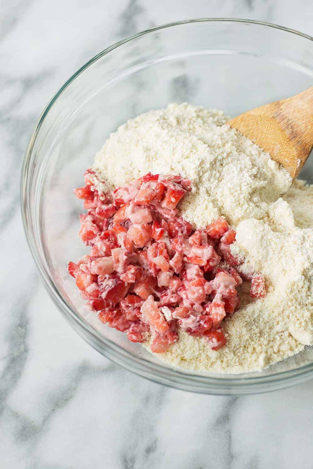 Vegan Strawberry Lemonade Scones