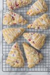 vegan strawberry lemonade scones
