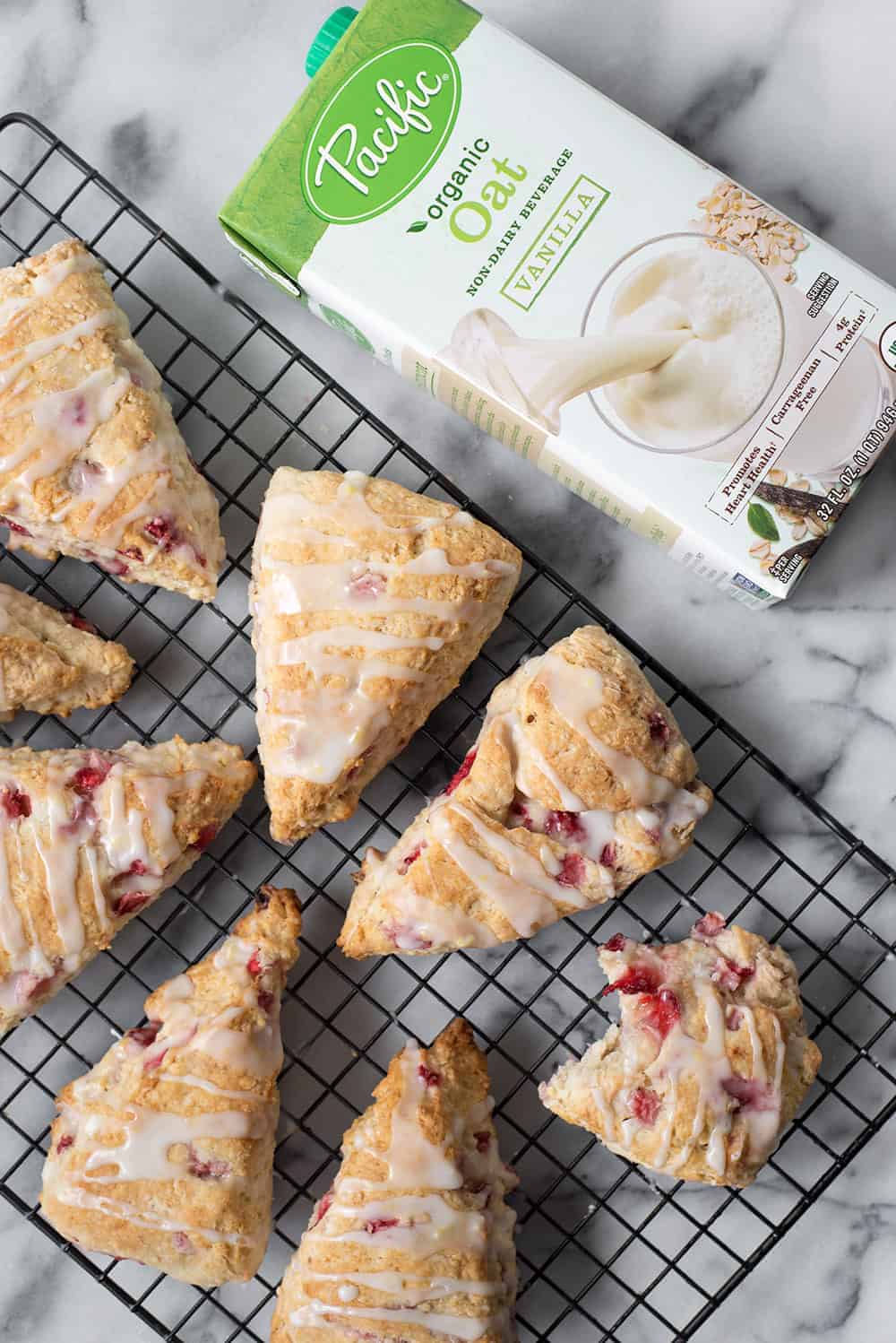 Vegan Strawberry Lemonade Scones Delish Knowledge