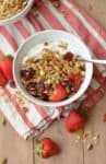Super Seedy Granola! This #vegan, #glutenfree granola is ready easy to make and healthy! Naturally sweetened with maple syrup. | www.delishknowledge.com