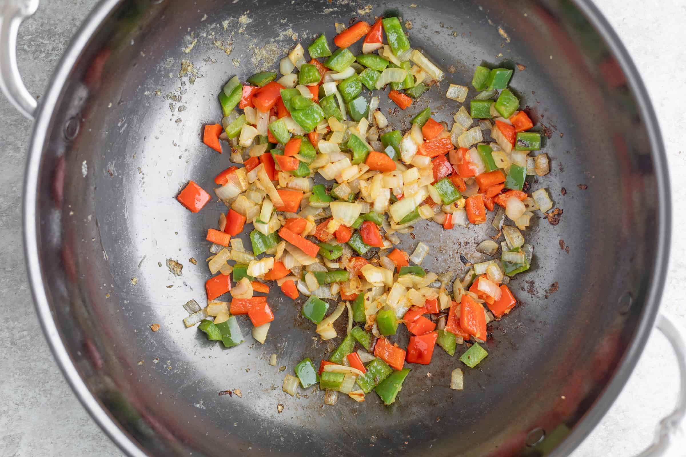 cook the peppers until softened