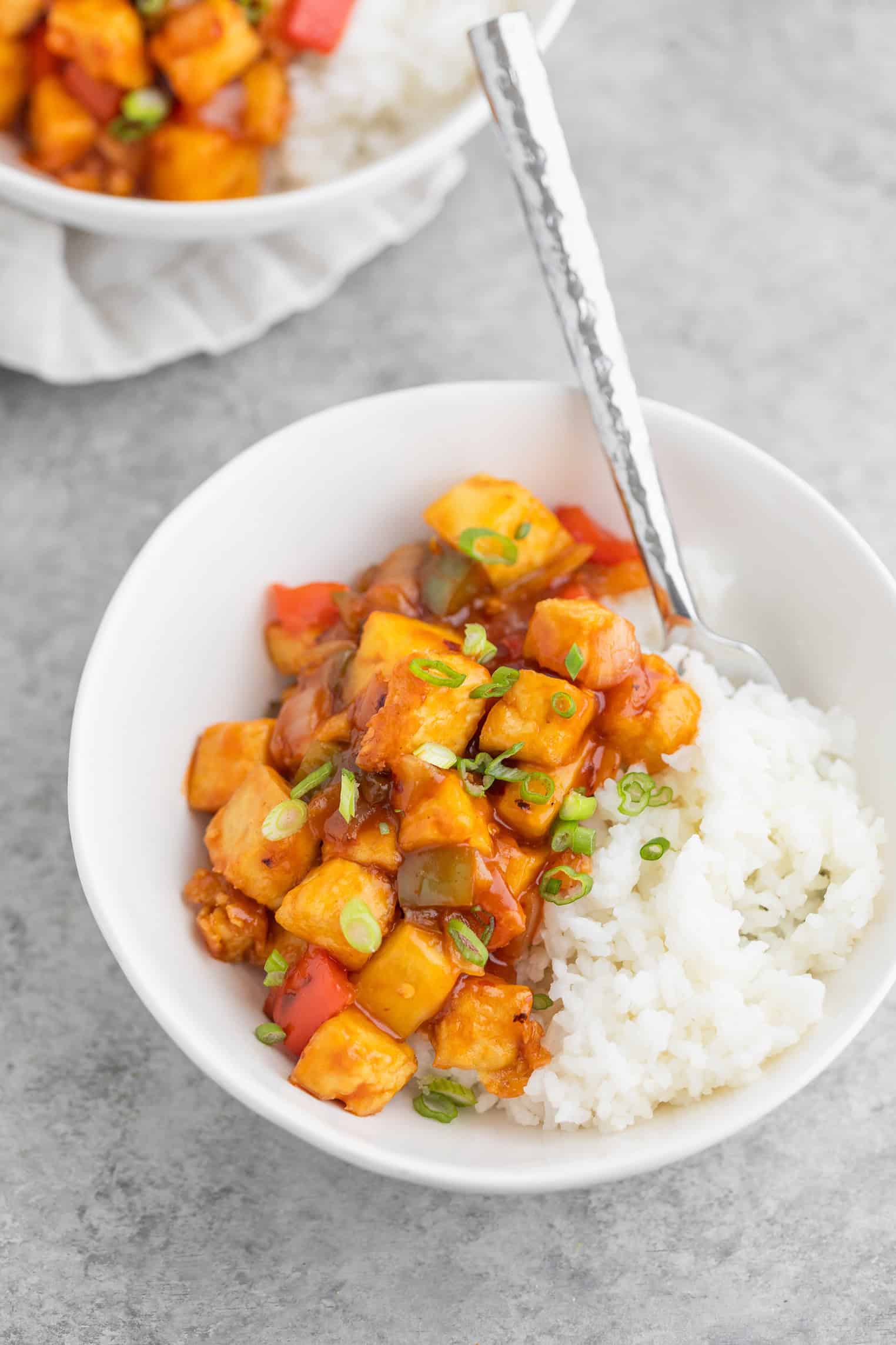 sweet and sour tofu