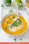 Thai Coconut Carrot Soup