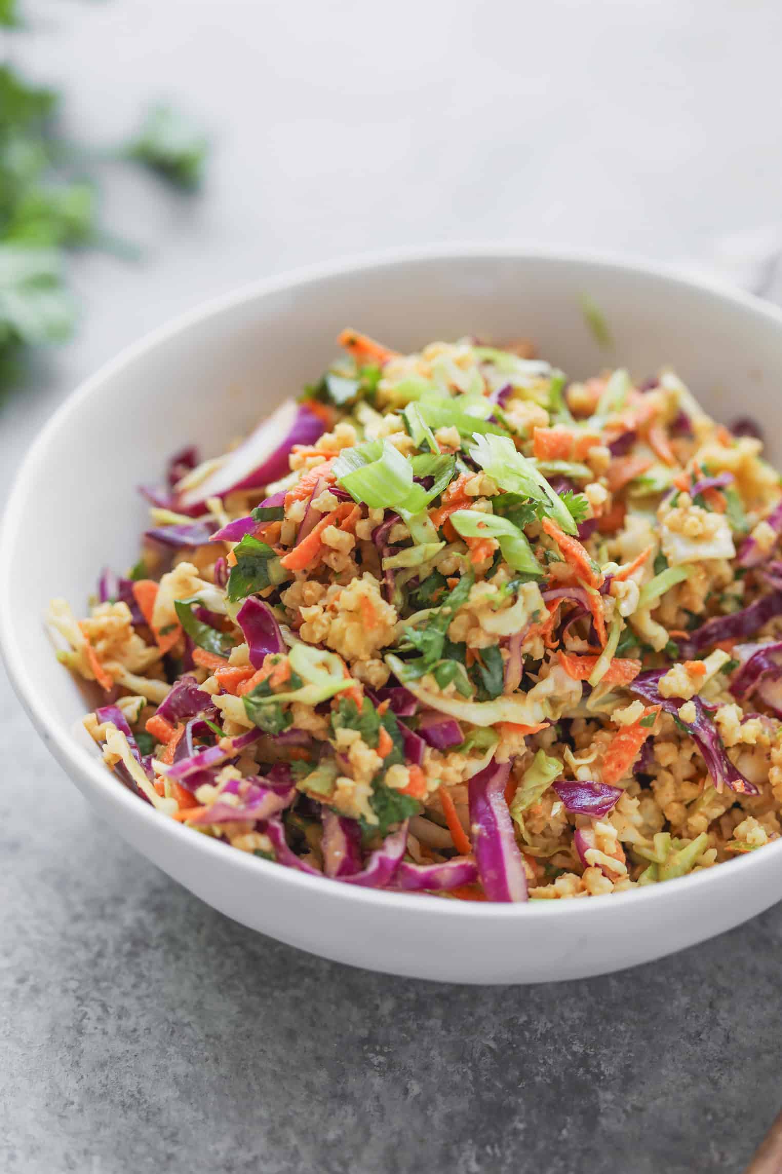 Rainbow Millet Salad 3 Millet Salad Recipe With Peanut Sauce