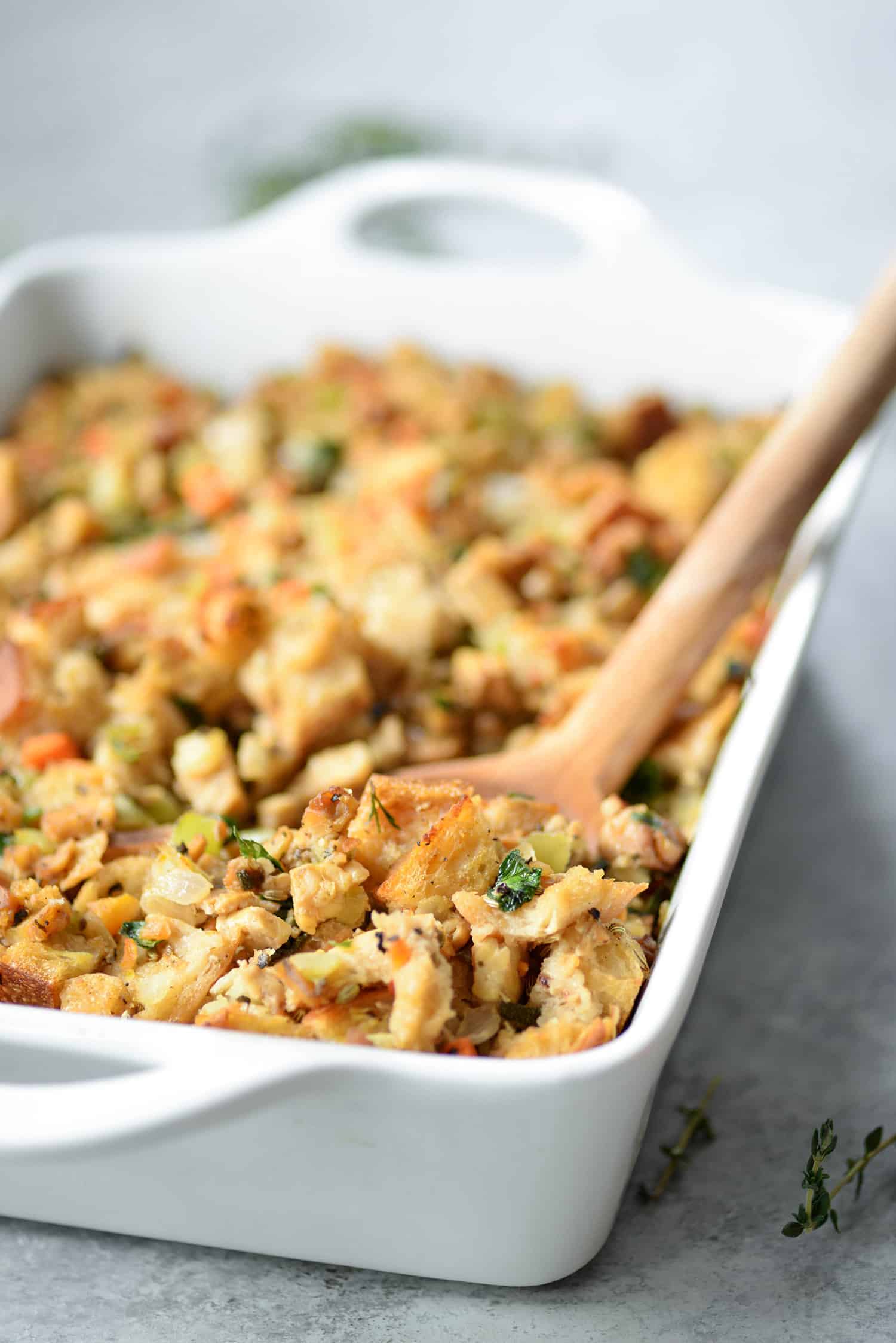 The Best Vegan Stuffing! 