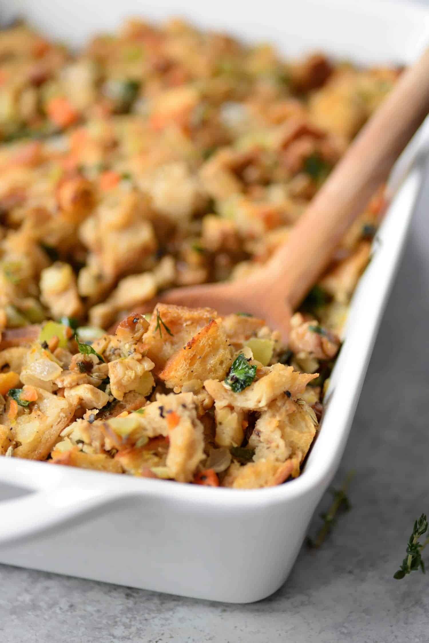 The Best Vegan Stuffing - Delish Knowledge