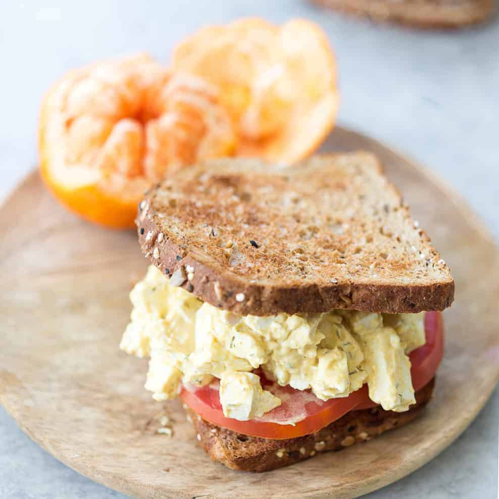 Vegan Egg Salad Sandwich Delish Knowledge