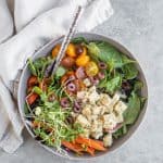 Vegan Tofu Feta Recipe for Greek Salad