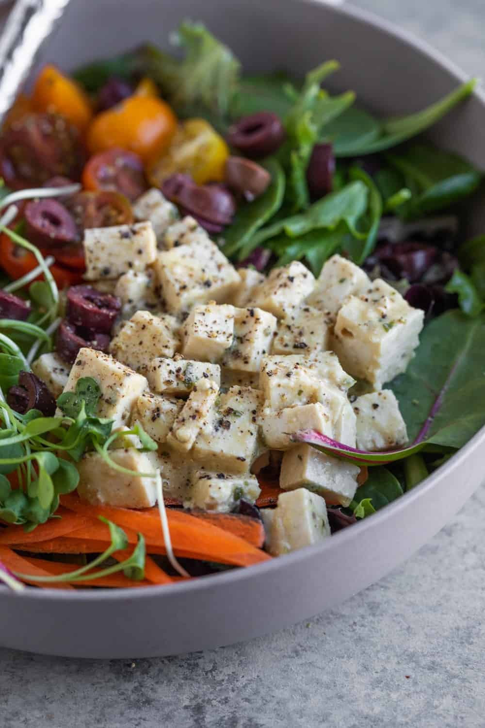 Tofu Feta For Salad 