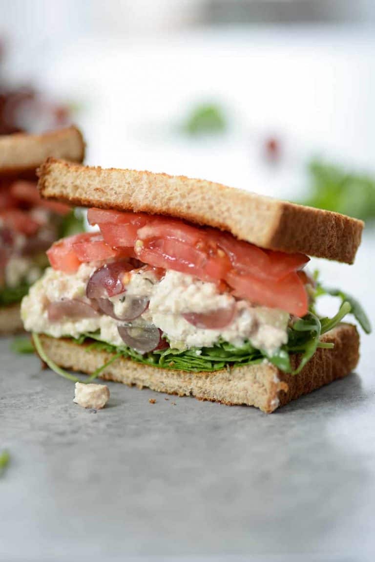 TOFU CHICKEN SALAD SANDWICH