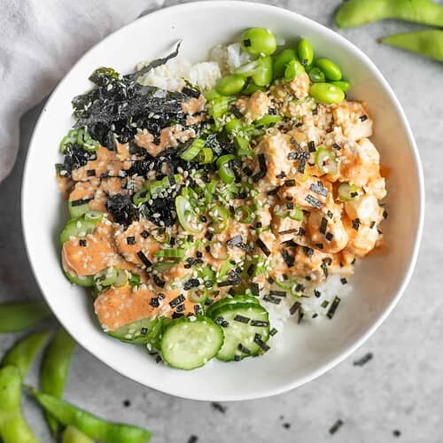 Tofu Poke Bowl